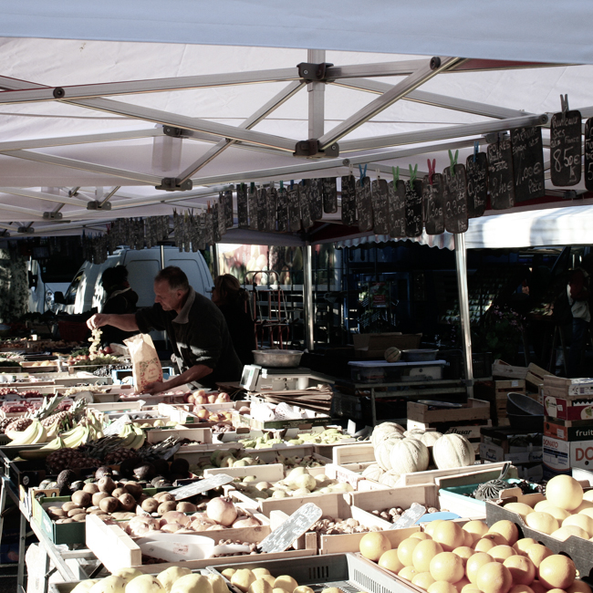 Les marchés de producteurs à Albertville